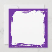 紫かわいらしライラックとコーヒーブラック カード (裏面)