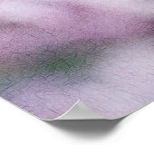 紫かわいらしライラック ポスター (角)