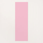 紫かわいらし付きピンクフローラプリント ヨガマット (裏面)