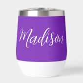 紫かわいらし名パーソナライズされた手書きスクリプト (正面)