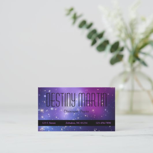 紫かわいらし宇宙形而上学的 名刺 (スタンド正面)