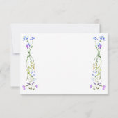 紫かわいらし山花デリケートフローラ サンキューカード (裏面)