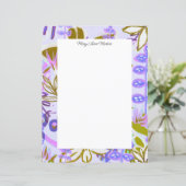 紫かわいらし架空ガーデンフローラパーソナライズされた (スタンド正面)