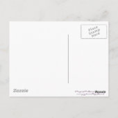 紫かわいらし牡丹 ポストカード (裏面)