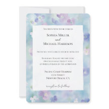 紫かわいらし白結婚花