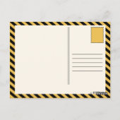 紫かわいらし色の ポストカード (裏面)