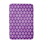 紫かわいらし花柄 バスマット (正面縦)