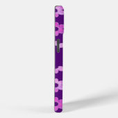 紫かわいらし花柄 Case-Mate iPhoneケース (裏面 / 右)