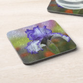 紫かわいらし虹彩 コースター (左側)