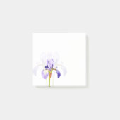 紫かわいらし虹彩 ポストイット (正面)