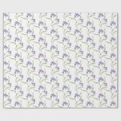 紫かわいらし虹彩 ラッピングペーパー (フラット)