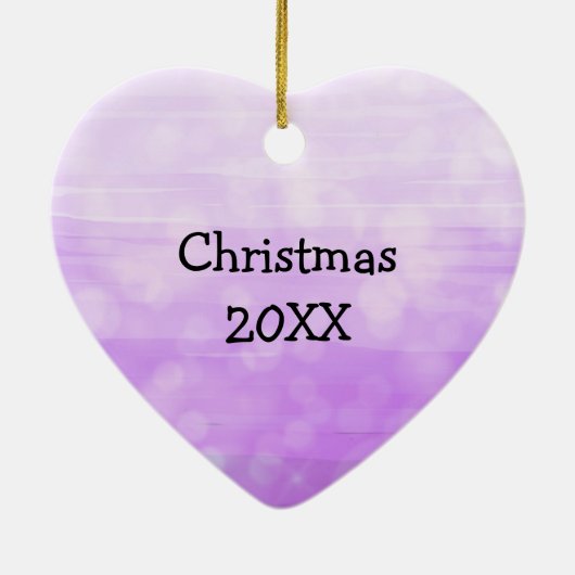 紫かわいらし蝶とハート曼荼羅 セラミックオーナメント (裏面)