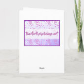 紫かわいらし蝶 |お恋しく思前 カード (裏面)