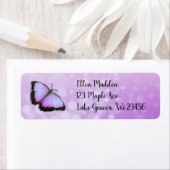 紫かわいらし蝶 ラベル (インサイチュ)