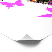 紫かわいらし野花セレニティ祈りの言葉写真 フォトプリント            (角)