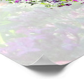 紫かわいらし野花ピリピ4:13節 ポスター (角)