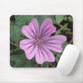 紫かわいらし野花マウスパッド マウスパッド (マウス)