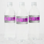 紫かわいらし、輝き、Sweet sixteen、カスタム ペットボトルラベル (ボトル)