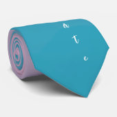 紫がかったグリーンパターン ネクタイ (ロール)