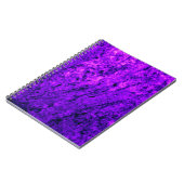 紫がかったピンクの大理石 ノートブック (左側)