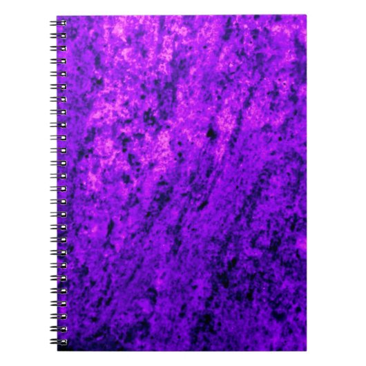紫がかったピンクの大理石 ノートブック (正面)