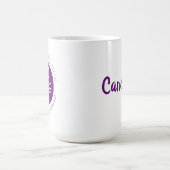 紫がん〔占星術の〕十二宮図星徴(性)形質 コーヒーマグカップ (中央)