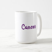 紫がん〔占星術の〕十二宮図星徴(性)形質 コーヒーマグカップ (正面右)