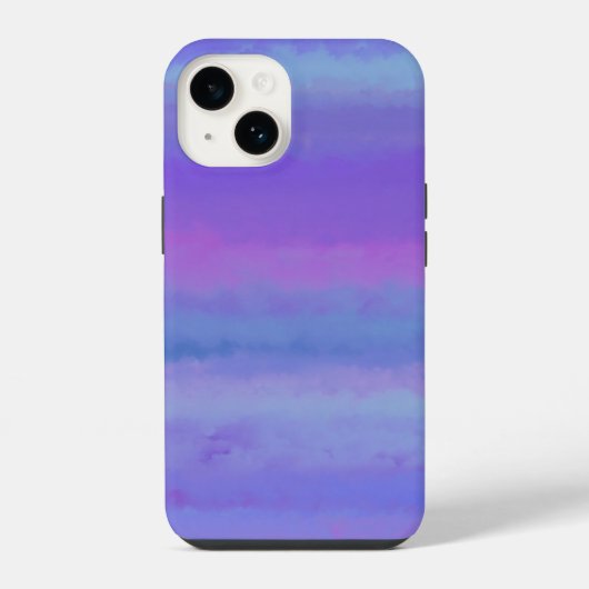 紫が私の一番好きな色 iPhoneケース (裏面)