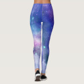 紫きらめくとラベンダー レギンス (裏面)