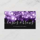 紫きらめくの光  名刺 (正面)