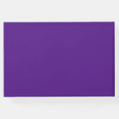 紫きらめく色の結婚木 ゲストブック (裏面)