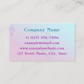 紫ささやき 名刺 (裏面)