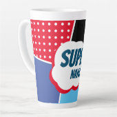 紫すごいと青のナナ漫画漫画 カフェラテマグ (左アングル)