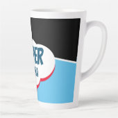 紫すごいと青のナナ漫画漫画 カフェラテマグ (右)