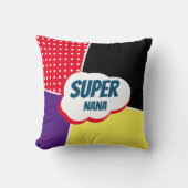 紫すごいと黄色のナナ漫画漫画 クッション (正面)