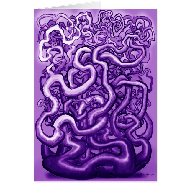 紫つる植物 (正面)