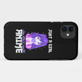 紫で本当にアニメが大好きな女の子 Case-Mate iPhoneケース (裏面(横))