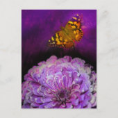 紫で ポストカード (正面)