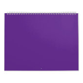 紫でWebサイトデザインを高素晴らしめる カレンダー (カバー)