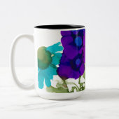 紫とアクアコーヒーマグ ツートーンマグカップ (左)