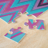 紫とアクアトバル ジグソーパズル (側面)