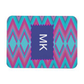 紫とアクアトバル マグネット (横)