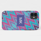 紫とアクアトバル Case-Mate iPhoneケース (裏面(横))