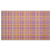 紫とオレンジのインターロックストライプ ファブリック (ファットクウォーター)