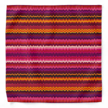 紫とオレンジのグリッストライプチのカッコいいサイケデリック