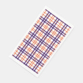 紫とオレンジのタータンチェック (コーナー)