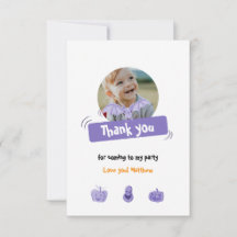 紫とオレンジのハロウィーンの誕生日。カスタム