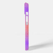 紫とオレンジのパーソナライズされた電話ケース Case-Mate iPhoneケース (裏面 / 左)