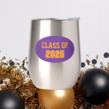 紫とオレンジの学校の色のクラス年