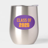 紫とオレンジの学校の色のクラス年 (左面)